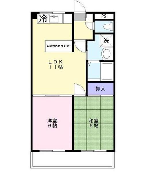 グリーンヒル・カトウ（302） 間取り図画像