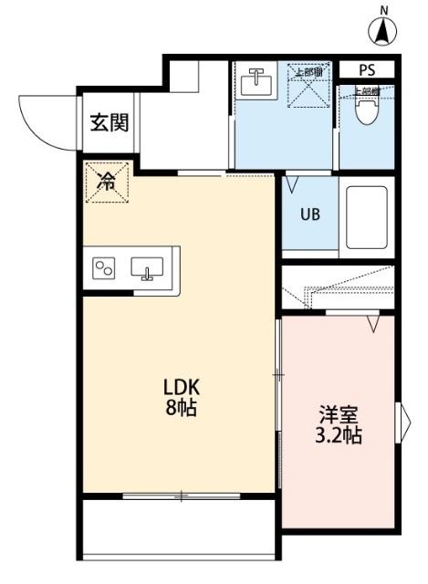 クレスト大和東（102） 間取り図画像