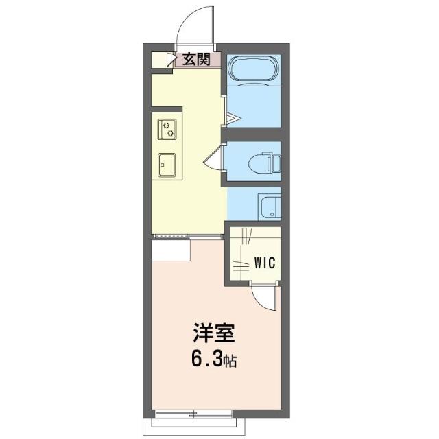 ユリシーズ（102） 間取り図画像
