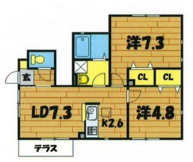 グランドソレイユ（101） 間取り図画像