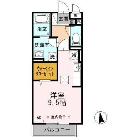エスポアⅡ（102） 間取り図画像