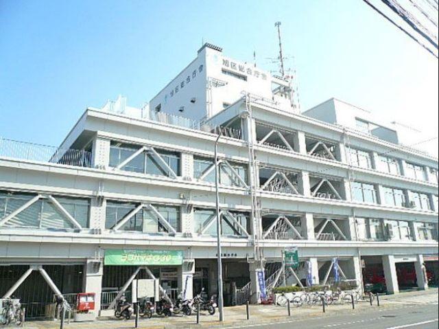 横浜市旭区役所：3491m