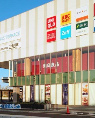 ユニクロジョイナステラス二俣川店：605m