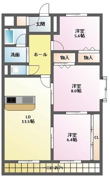  間取り図写真