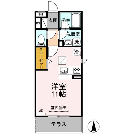 サザンクロス（103） 間取り図画像