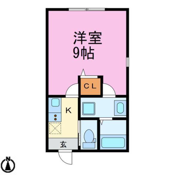 Maison　Blanc（104） 間取り図画像