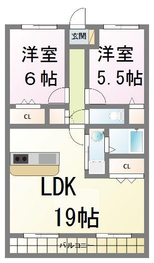 ルミエール（103） 間取り図画像