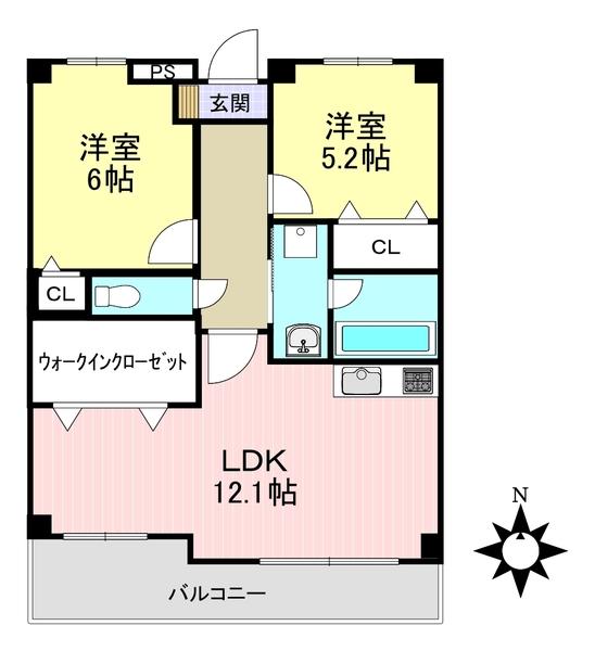 グランドール（105） 間取り図画像