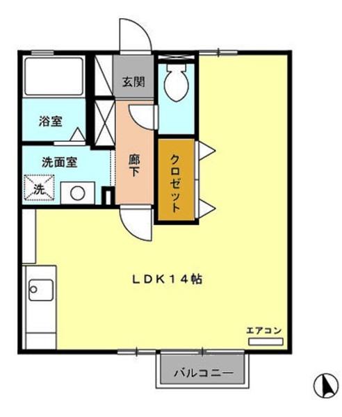 セピアコート（205） 間取り図画像
