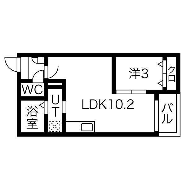 Jack sakaeⅠ（202） 間取り図画像