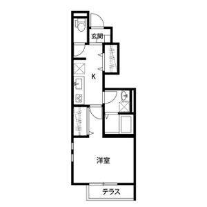 クレール　カモミ（203） 間取り図画像