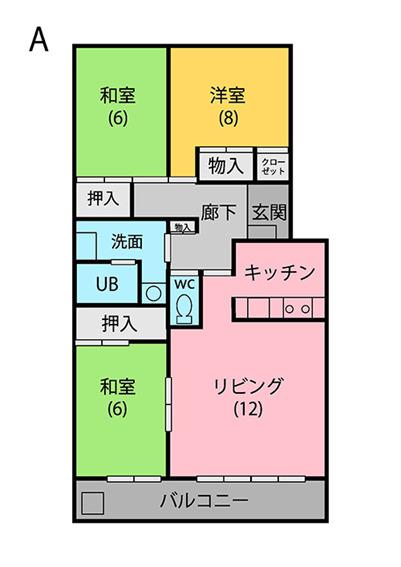 大豊ヒルズ（306） 間取り図画像