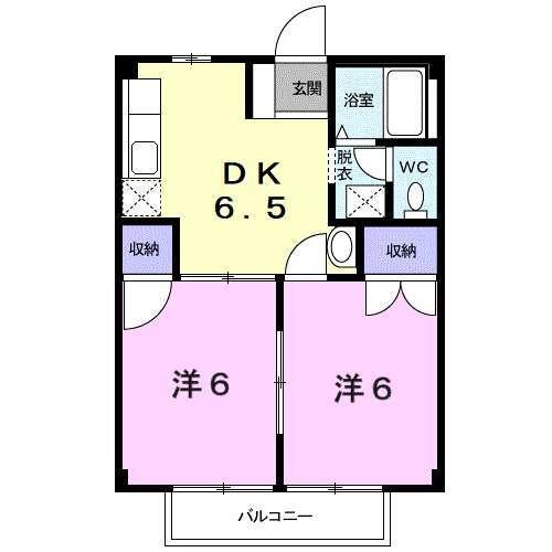フォレスト山代Ａ（102） 間取り図画像