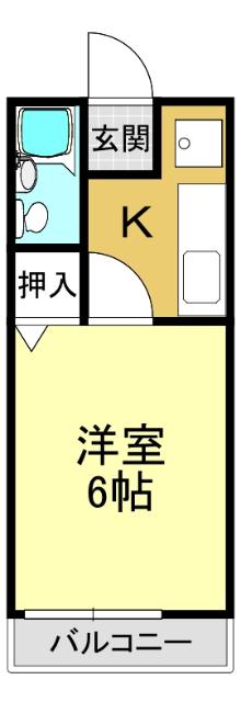 コーポ杉江（108） 間取り図画像