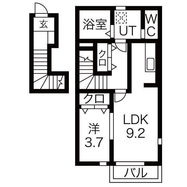 ダイヤモンドヒルズ半田上池（205） 間取り図画像