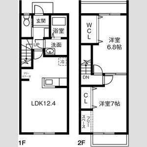 maisonettepark森西C（106） 間取り図画像