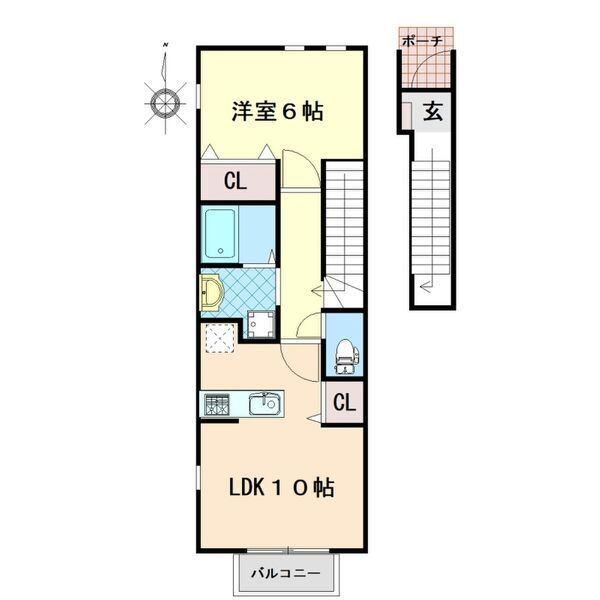 フォーリスト清水（205） 間取り図画像