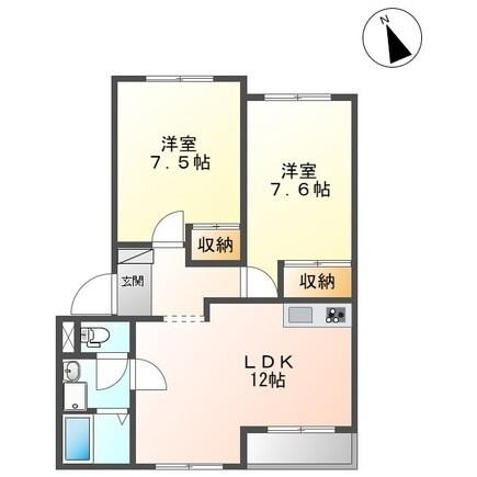 ソレイユ桐ヶ丘（101） 間取り図画像