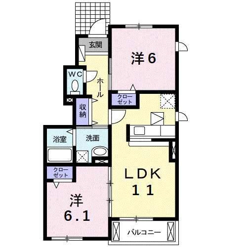 ブリエ　ドゥ（101） 間取り図画像