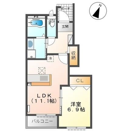 リラッサンテ（102） 間取り図画像