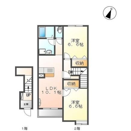 サンライト　ガーデン（203） 間取り図画像