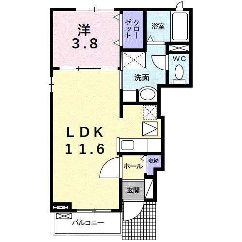アルクレール（101） 間取り図画像