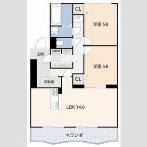 シャトー清城（103） 間取り図画像
