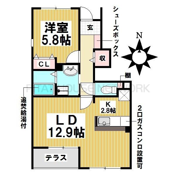 ☆専用テラス付き