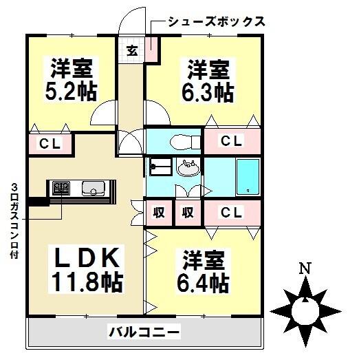  間取り図写真