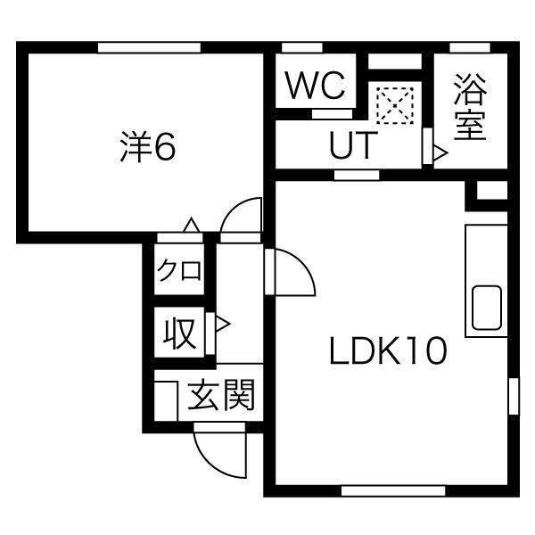ヨーロピアンシャレータカラ（103） 間取り図画像