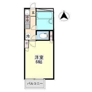 コーポカドタ（107） 間取り図画像