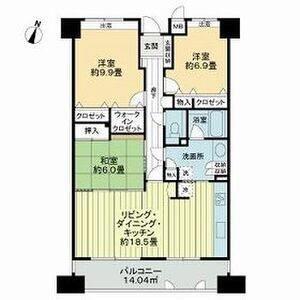 キャッスルハイツ知多半田駅前（1202） 間取り図画像