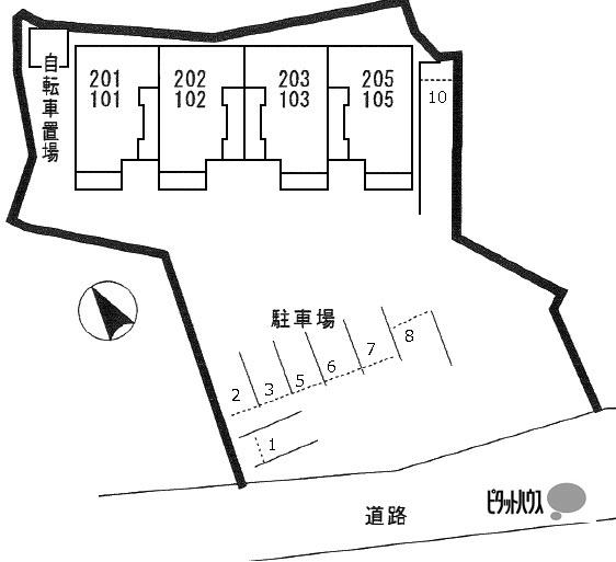 Ｃｏｔｔｏｎ　Ｈｉｌｌｓ（205） 駐車場