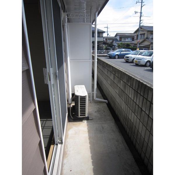 倉敷市茶屋町アパート バルコニー