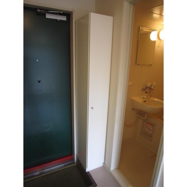 倉敷市茶屋町アパート 玄関