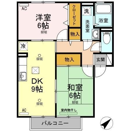 コニファーガーデン　1棟（102） 間取り図画像