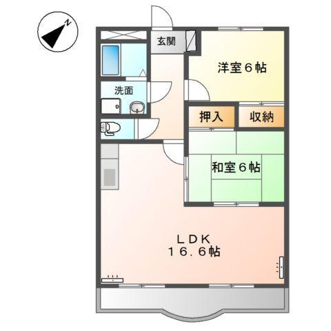 エランドール 間取り図画像