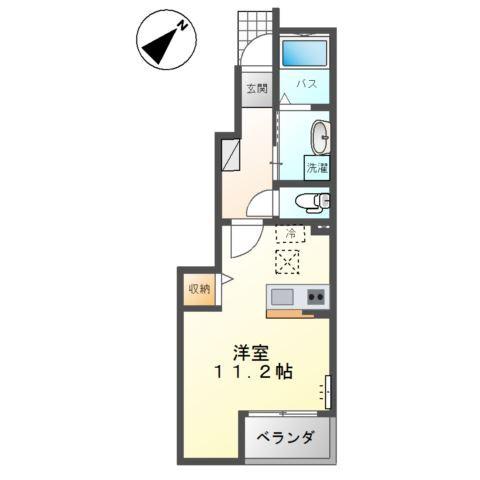 プランドール茶屋町 間取り図画像