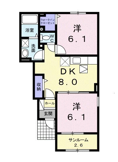 アヴァンティⅣ（105） 間取り図画像