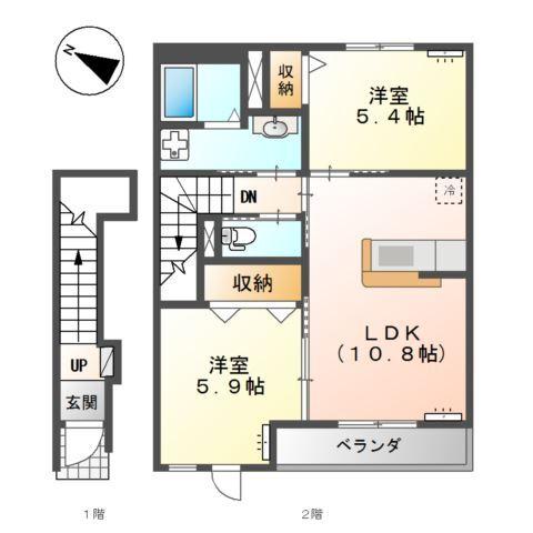  間取り図写真