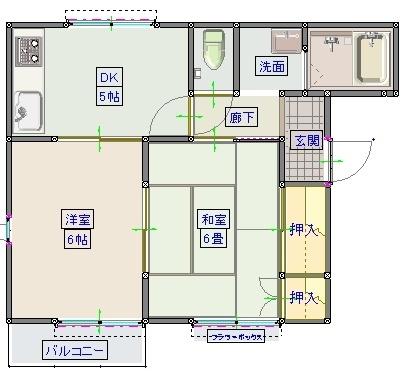  間取り図写真