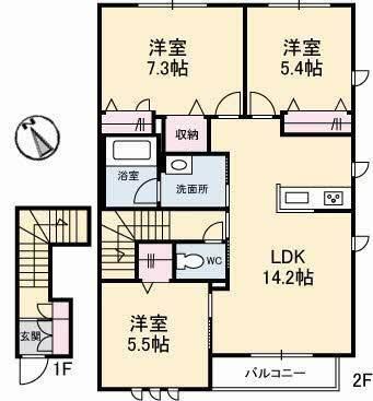  間取り図写真