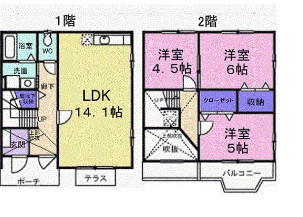  間取り図写真