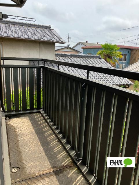 都窪郡早島町前潟アパート バルコニー