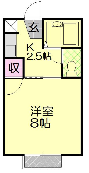ウィングスズカ（102） 間取り図画像