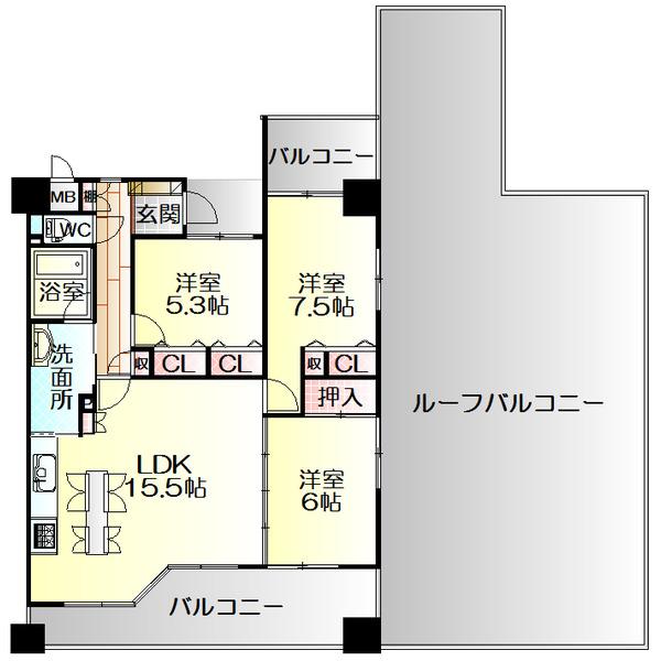 ポレスター鈴鹿 間取り図画像