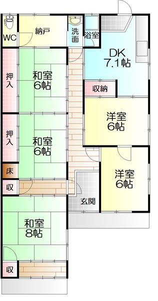  間取り図写真