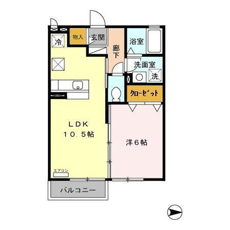 サン・ミシェル（103） 間取り図画像