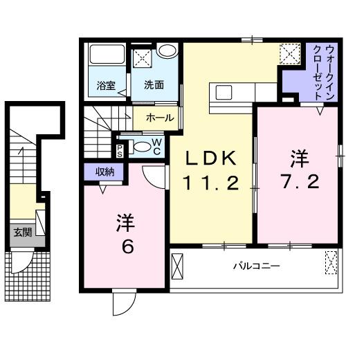 フェリーチェ（205） 間取り図画像