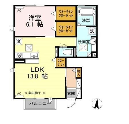 リベル算所（105） 間取り図画像